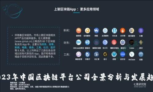 2023年中国区块链平台公司全景分析与发展趋势